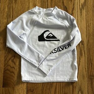 Quiksilver Kids White Rash Guard